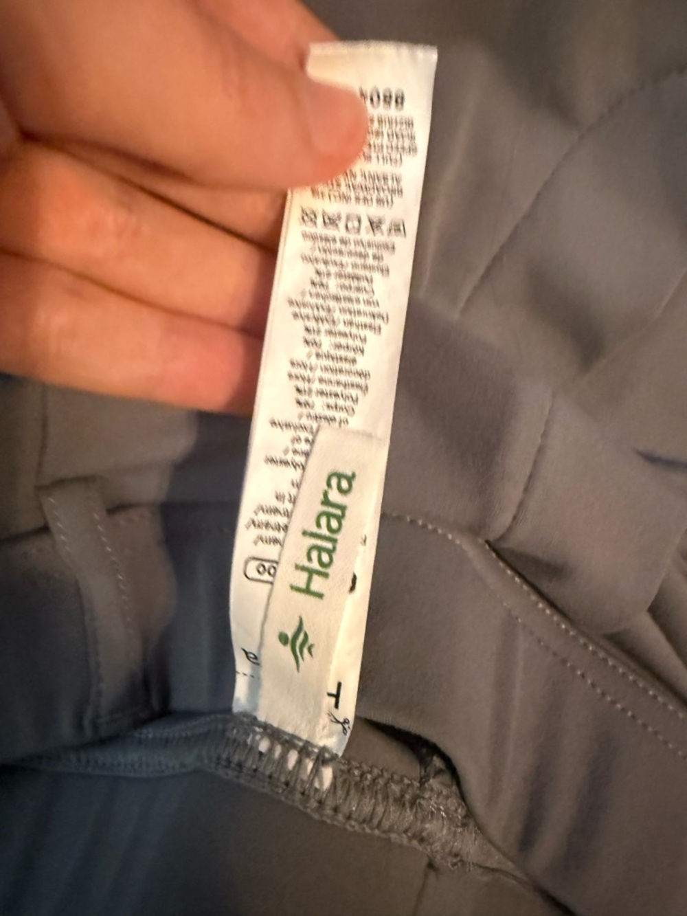 HALARA Light Gray Performance Leggings